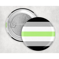Agender kitűző – 44 mm