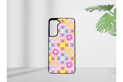 Gamer lány mintás tok Samsung S21 FE telefonhoz