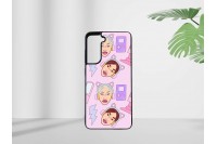 gamer lány mintás tok samsung s21 fe telefonhoz 6