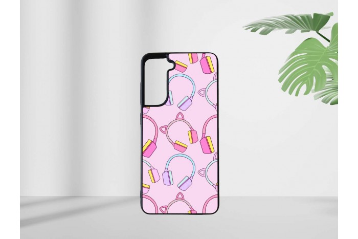 gamer lány mintás tok samsung s21 fe telefonhoz 2