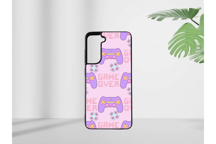 gamer lány mintás tok samsung s21 fe telefonhoz 2