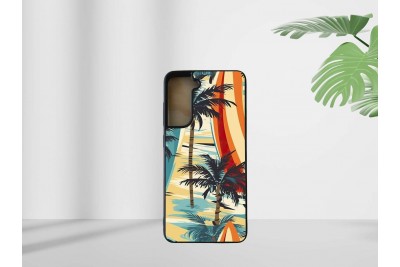 Retro surf mintás tok Samsung S21 Fe telefonhoz