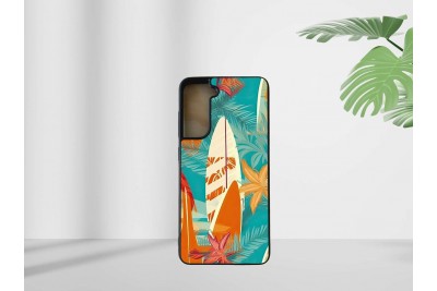 Retro surf mintás tok Samsung S21 Fe telefonhoz