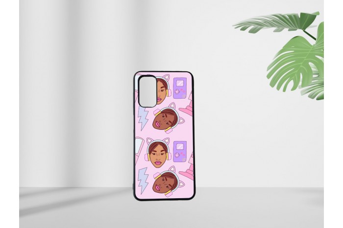 gamer lány mintás tok samsung a13 5g telefonhoz 2