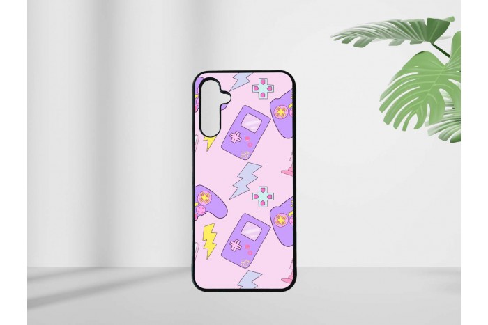 gamer lány mintás tok samsung a14 telefonhoz 2