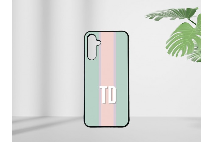 pasztell monogramos tok samsung a14 telefonhoz 2