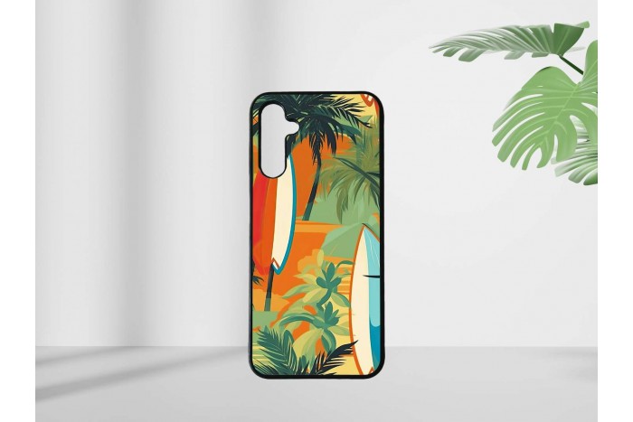 retro surf mintás tok samsung a14 telefonhoz 2