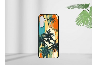 Retro surf mintás tok Samsung A14 telefonhoz