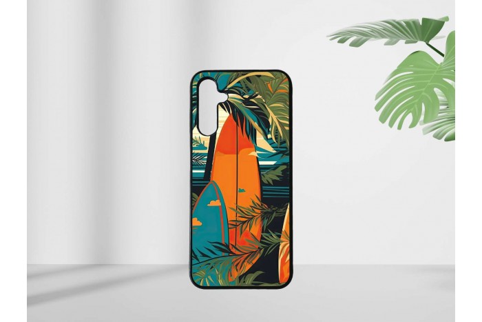 retro surf mintás tok samsung a14 telefonhoz 2