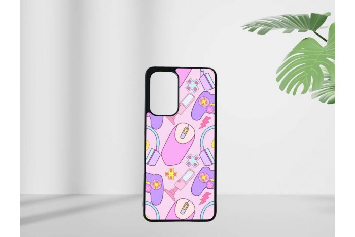 gamer lány mintás tok samsung a33 telefonhoz 2