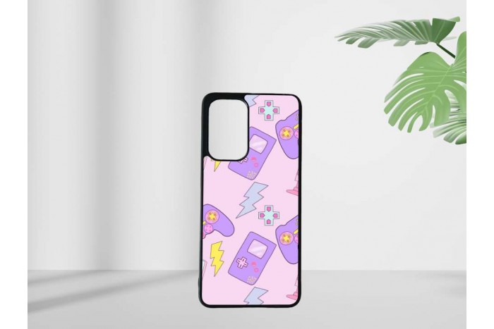 gamer lány mintás tok samsung a33 telefonhoz 2
