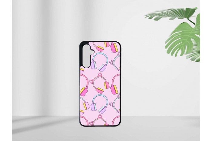 gamer lány mintás tok samsung a34 telefonhoz 2