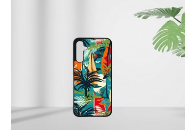 Retro surf mintás tok Samsung A34 telefonhoz