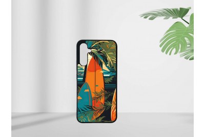 Retro surf mintás tok Samsung A34 telefonhoz