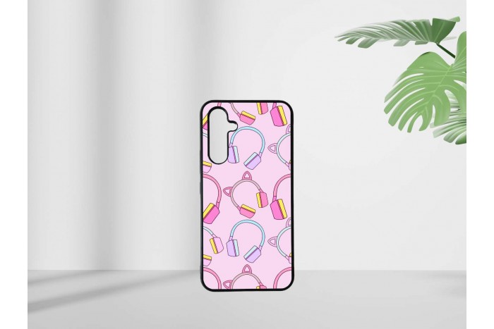 gamer lány mintás tok samsung a54 telefonhoz 2