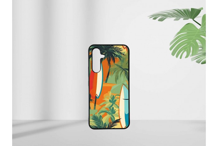 retro surf mintás tok samsung a54 telefonhoz 2