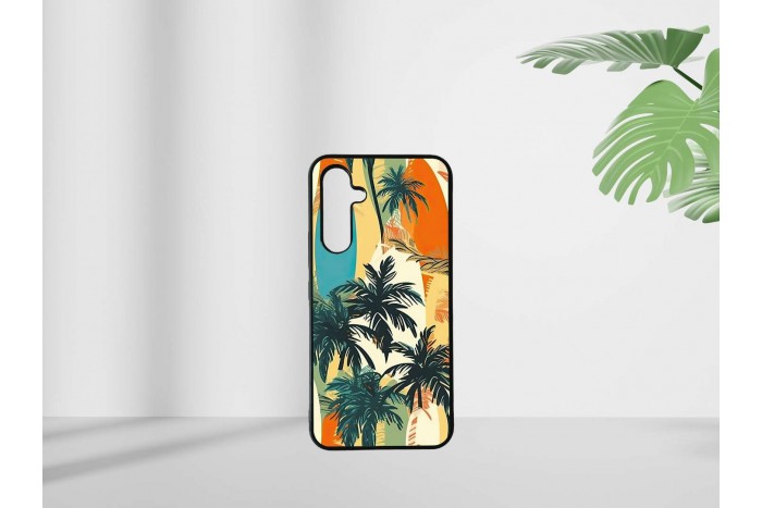 retro surf mintás tok samsung a54 telefonhoz 2