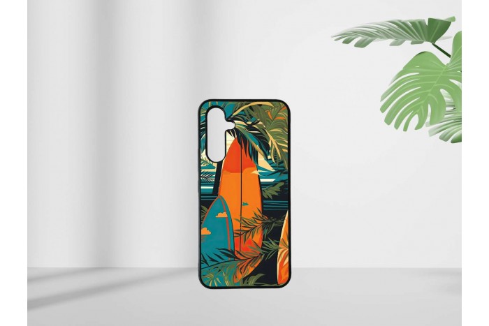 retro surf mintás tok samsung a54 telefonhoz 2