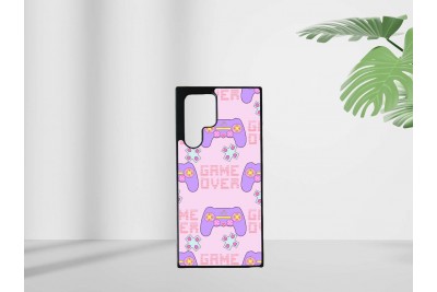 Gamer lány mintás tok Samsung S22 Ultra telefonhoz