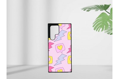 Gamer lány mintás tok Samsung S22 Ultra telefonhoz