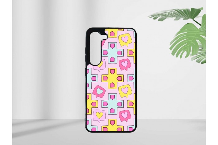 gamer lány mintás tok samsung s23 telefonhoz 2