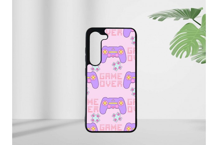 gamer lány mintás tok samsung s23 telefonhoz 2