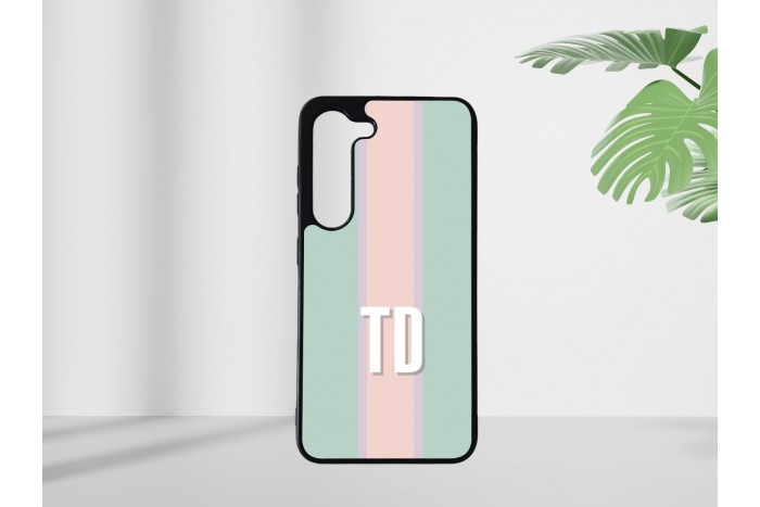 pasztell monogramos tok samsung s23 telefonhoz 2