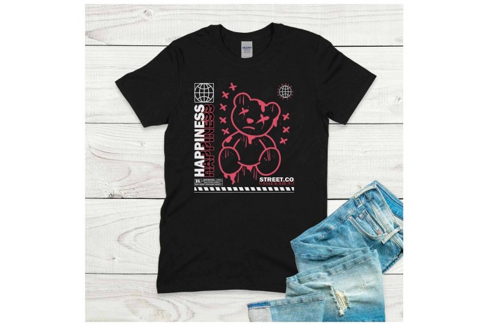 happiness - teddy macis streetwear póló 2