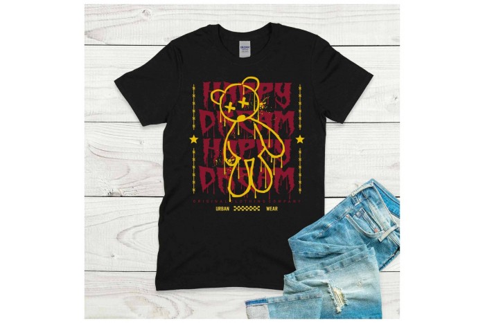 happy dreams teddy macis streetwear póló 2