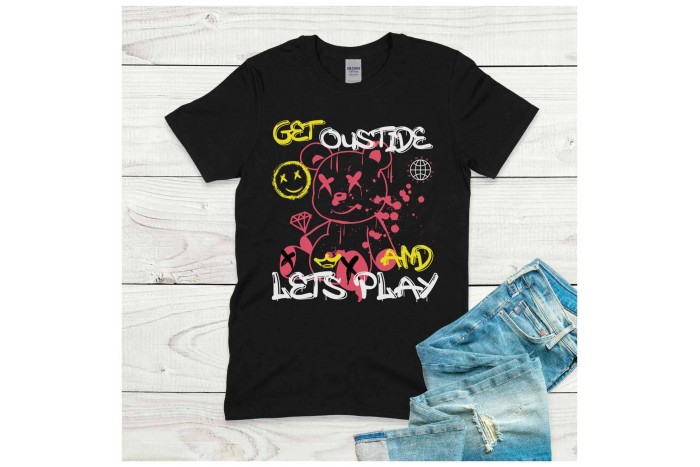 playful street teddy macis streetwear póló 2