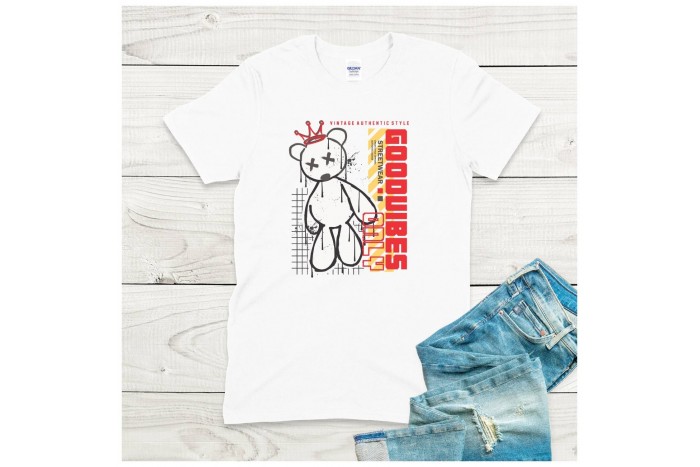 good vibes only - teddy macis streetwear póló 2