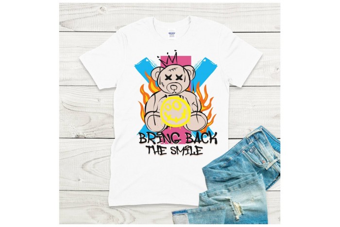 bring back the smile - teddy macis streetwear póló 2