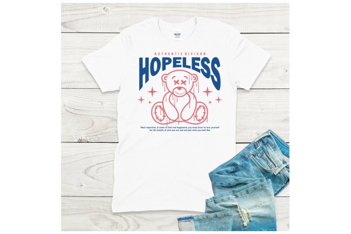 hopeless - teddy macis streetwear póló 2