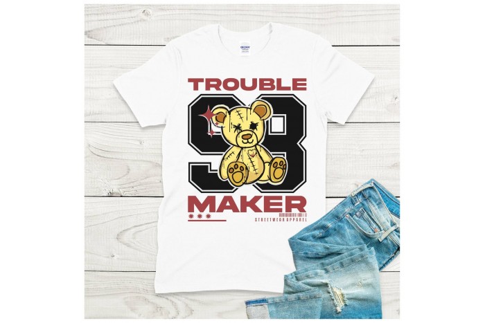 trouble maker - teddy macis streetwear póló 2