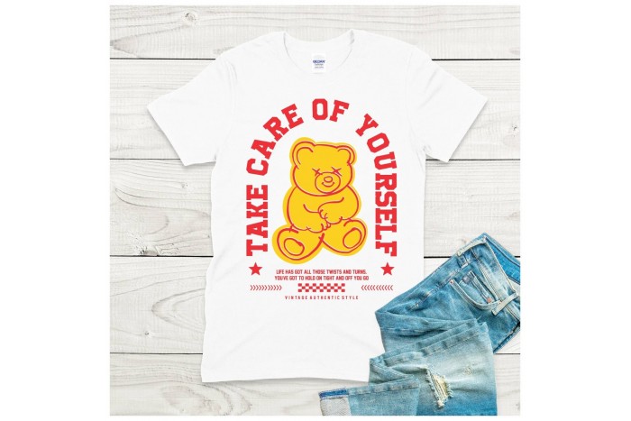 take care of yourself - teddy macis streetwear póló 2