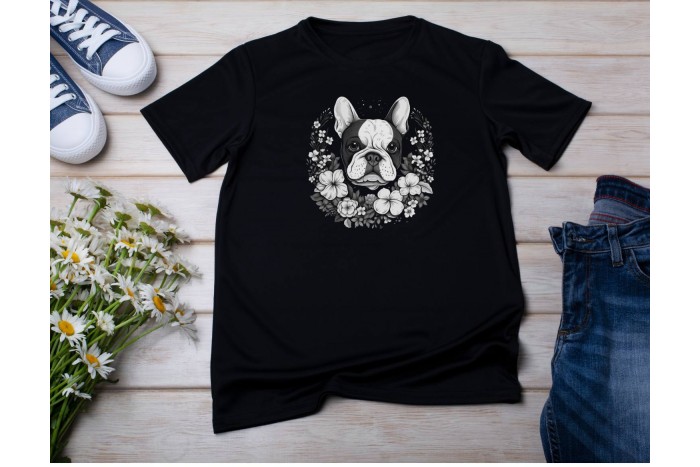 francia bulldog póló - uniszex 2