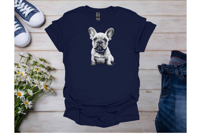 francia bulldog póló - uniszex 2