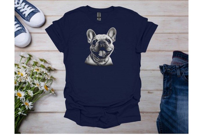 francia bulldog póló - uniszex 2