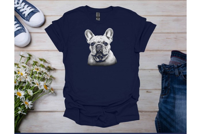 francia bulldog póló - uniszex 2