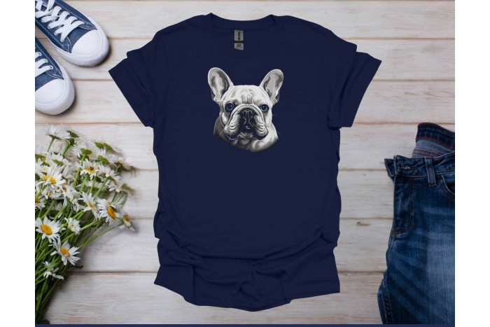 francia bulldog póló - uniszex 2