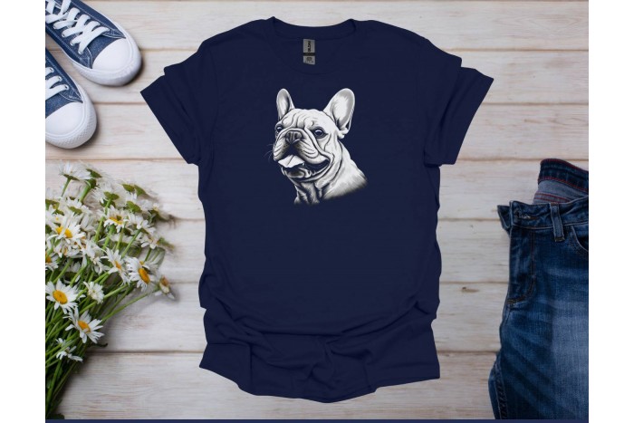 francia bulldog póló - uniszex 2