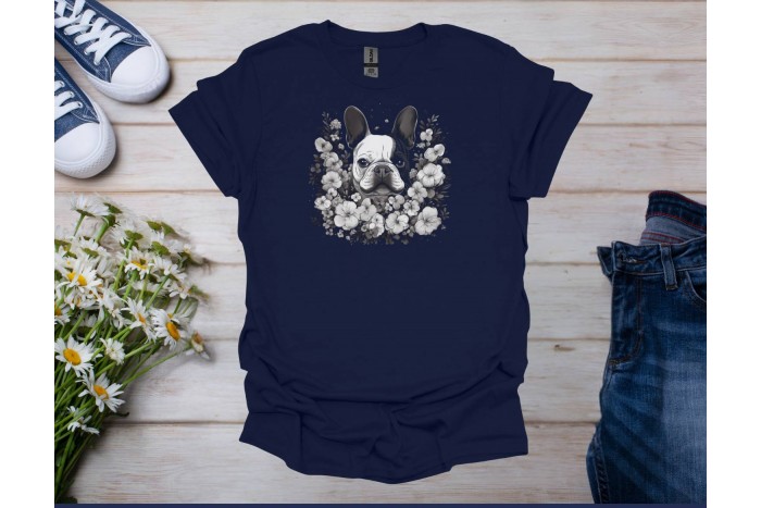 francia bulldog póló - uniszex 2