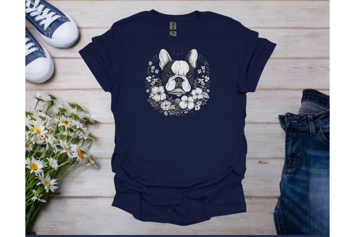 francia bulldog póló - uniszex 2