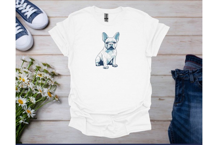 francia bulldog póló - uniszex 2