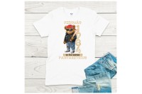 vagány macis szülinapi póló férfiaknak – személyre szabható és humoros 3