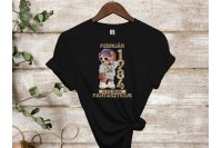 bájos macis szülinapi póló – személyre szabható macilány minta 4