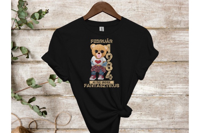 személyre szabható menő macis szülinapi póló – menő macilány minta 2