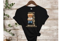 személyre szabható menő macis szülinapi póló – menő macilány minta 4