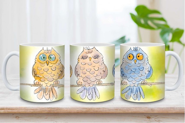 baglyos bögre - illusztrált 2