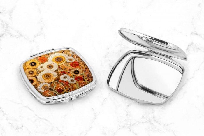 gustav klimt stílusú szögletes sminktükör 2